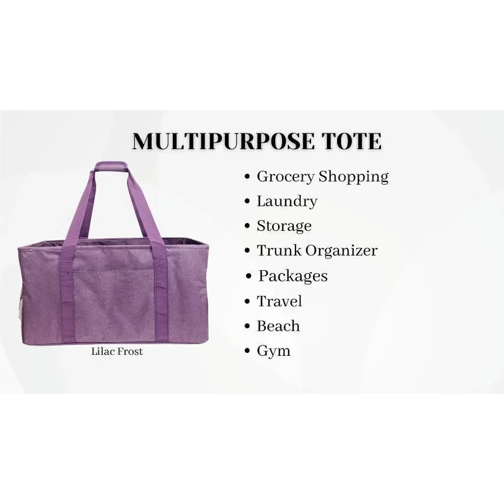 Multipurpose Utility Tote - Frost Lilac Purple